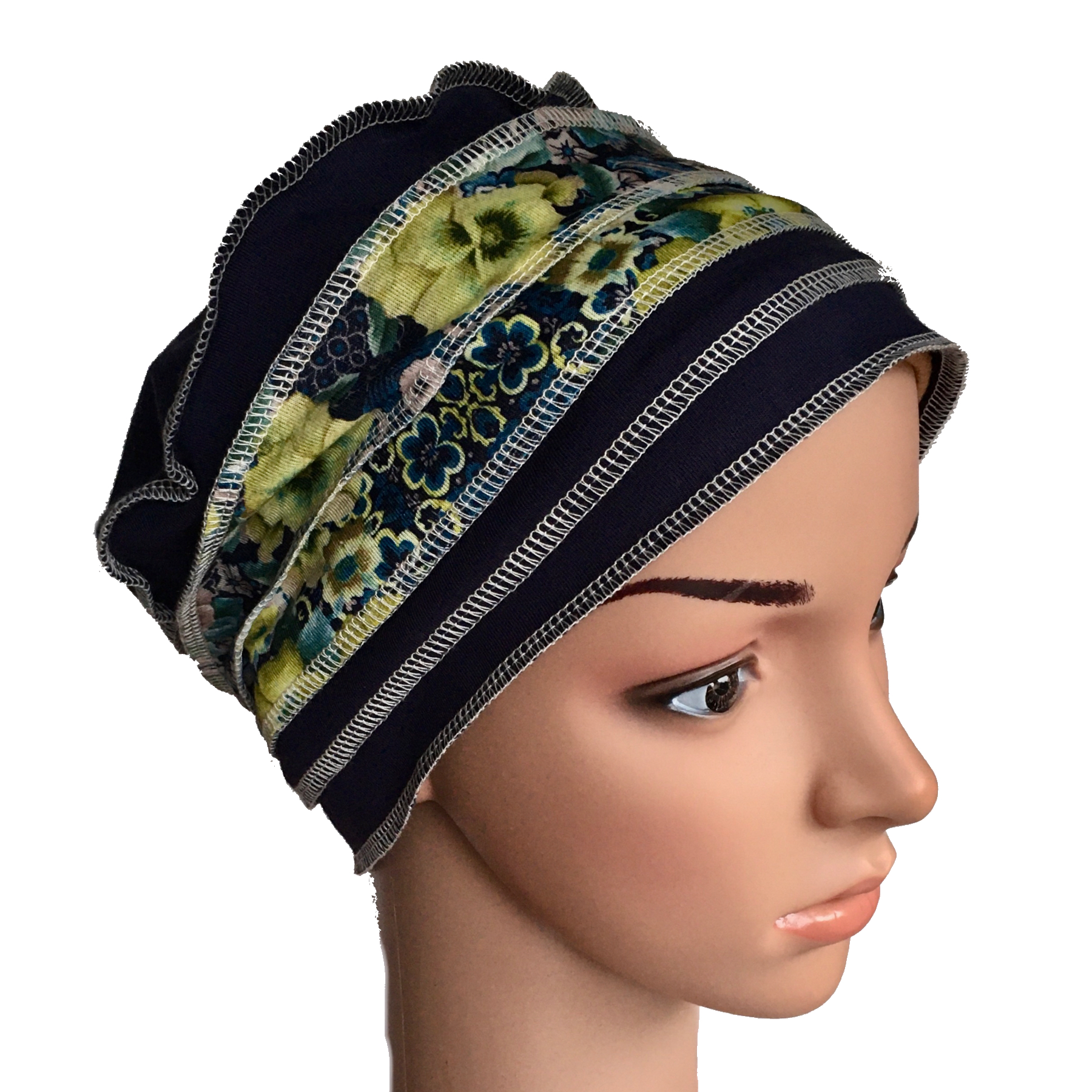 Navy Blue Penny - Hats for hair loss